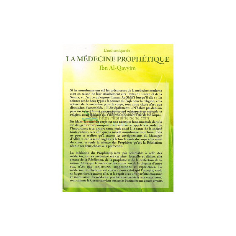 L'authentique de la médecine prophétique, d'Ibn Al-Qayyim (2ème édition)
