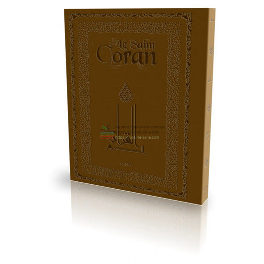 Le Coran - Traduit et annoté par Abdallah Penot - COUV DAIM SOUPLE - COL MARRON